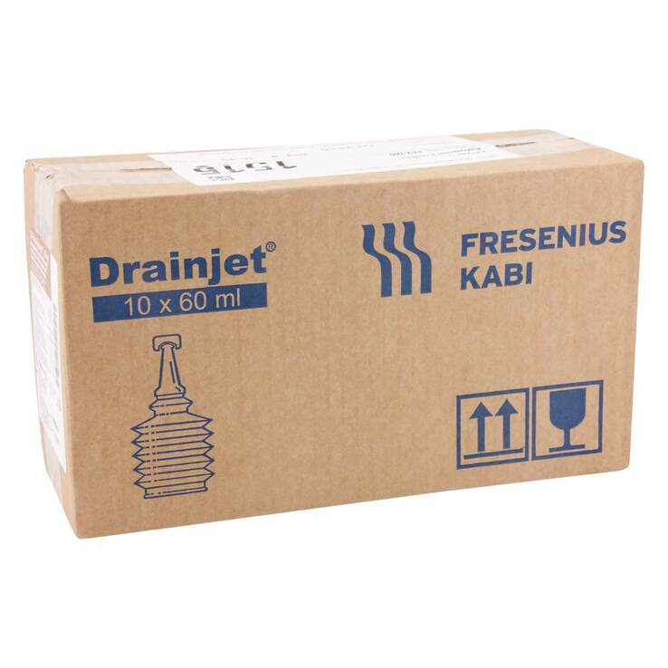 Freka Drainjet Kochsalzlösung 0,9% Iso, 10X60 ml