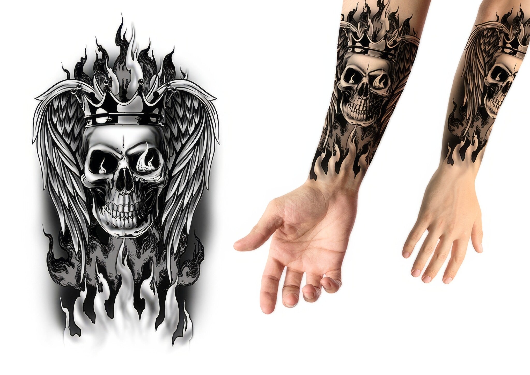 Nep Tattoo Schedel 30cm