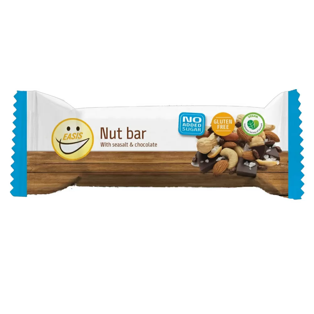 EASIS Nøddebar, chokolade og salt - 35 g