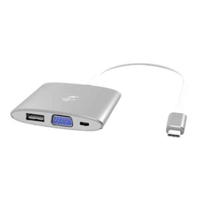Mobility Lab - Adaptateur multiport USB-C vers VGA, USB 3.0, USB-C