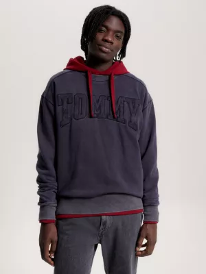 Moletom Varsity Acid Wash Relaxed Fit
