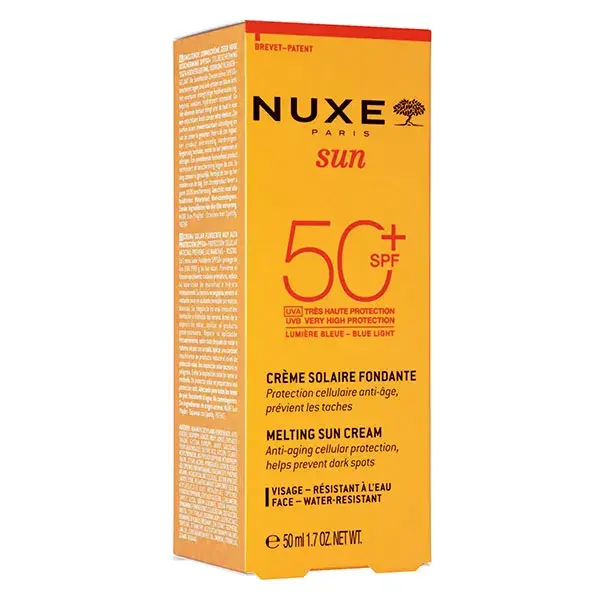 Creme de proteção solar Nuxe Sun High Protection Melting Cream FPS 50 50ml