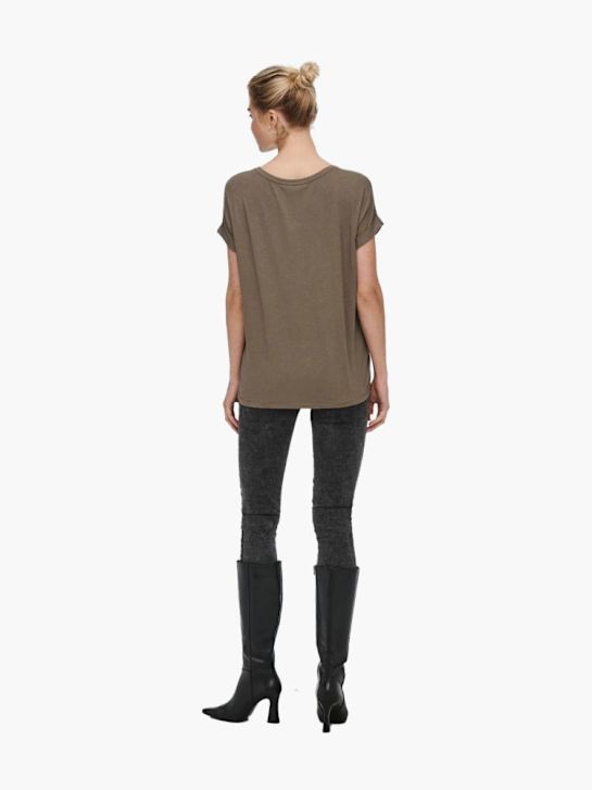 ONLY T-Shirt Braun