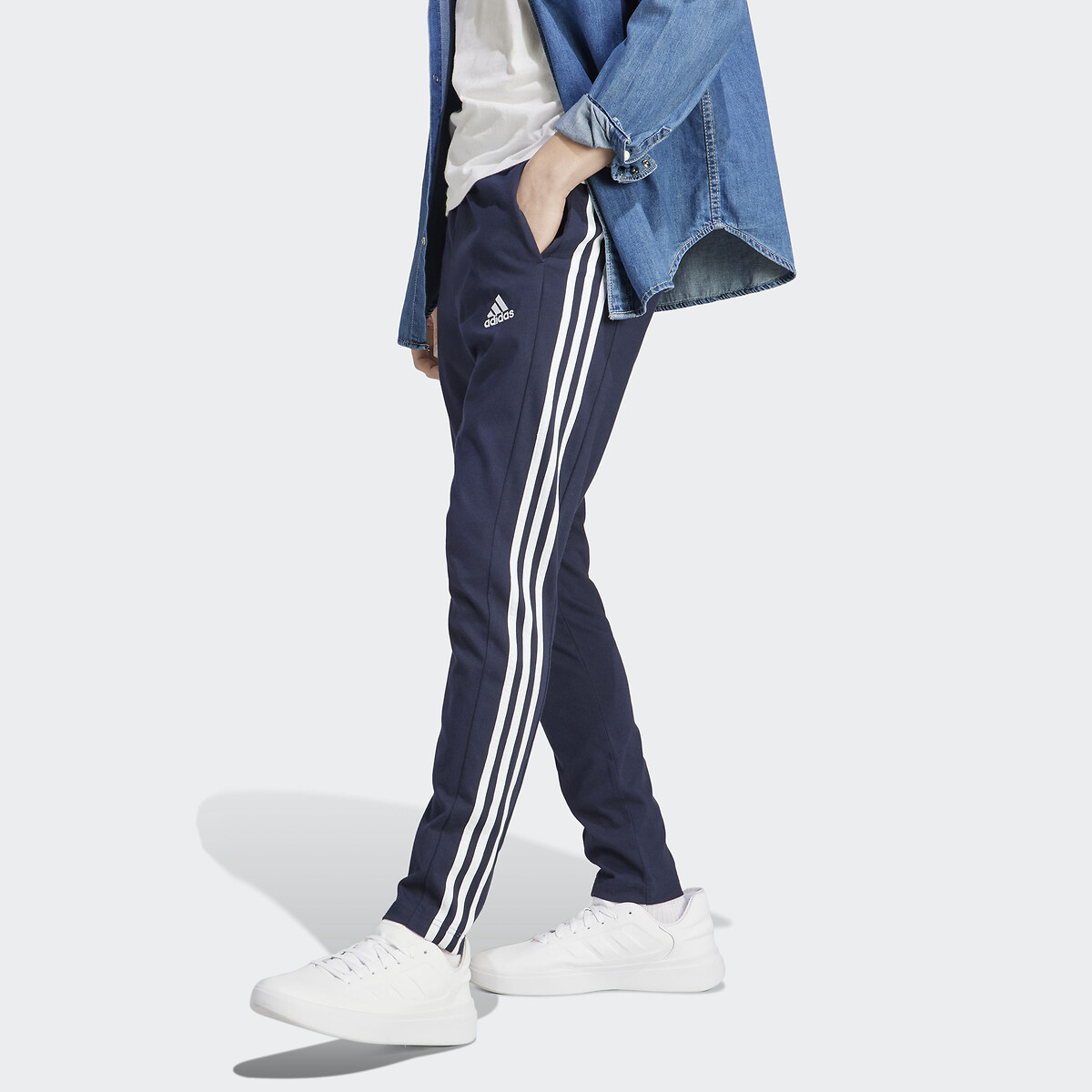 ADIDAS ROUPAS ESPORTIVAS<br>Calça de corrida justa em malha simples