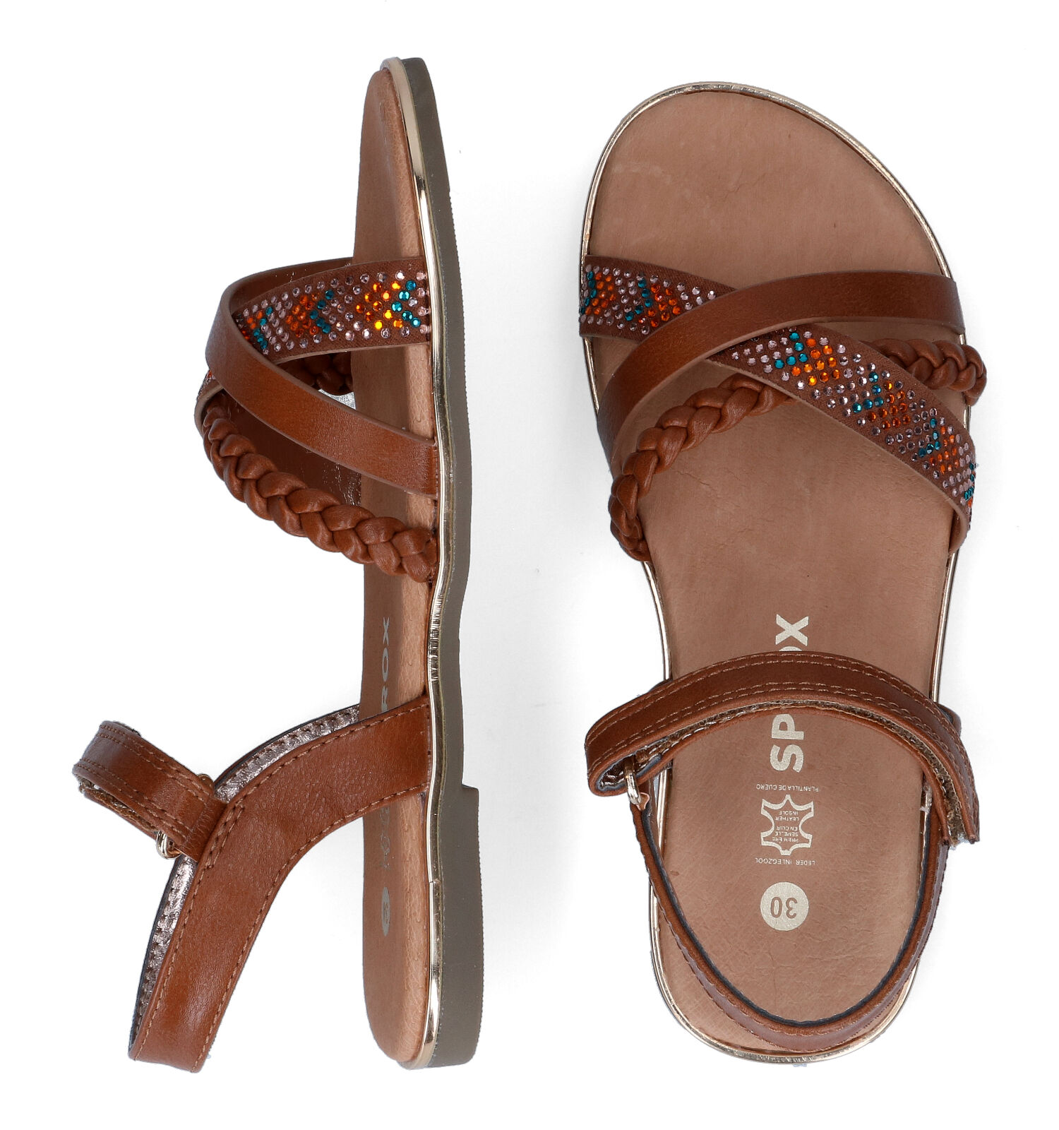 Sandalen cognac