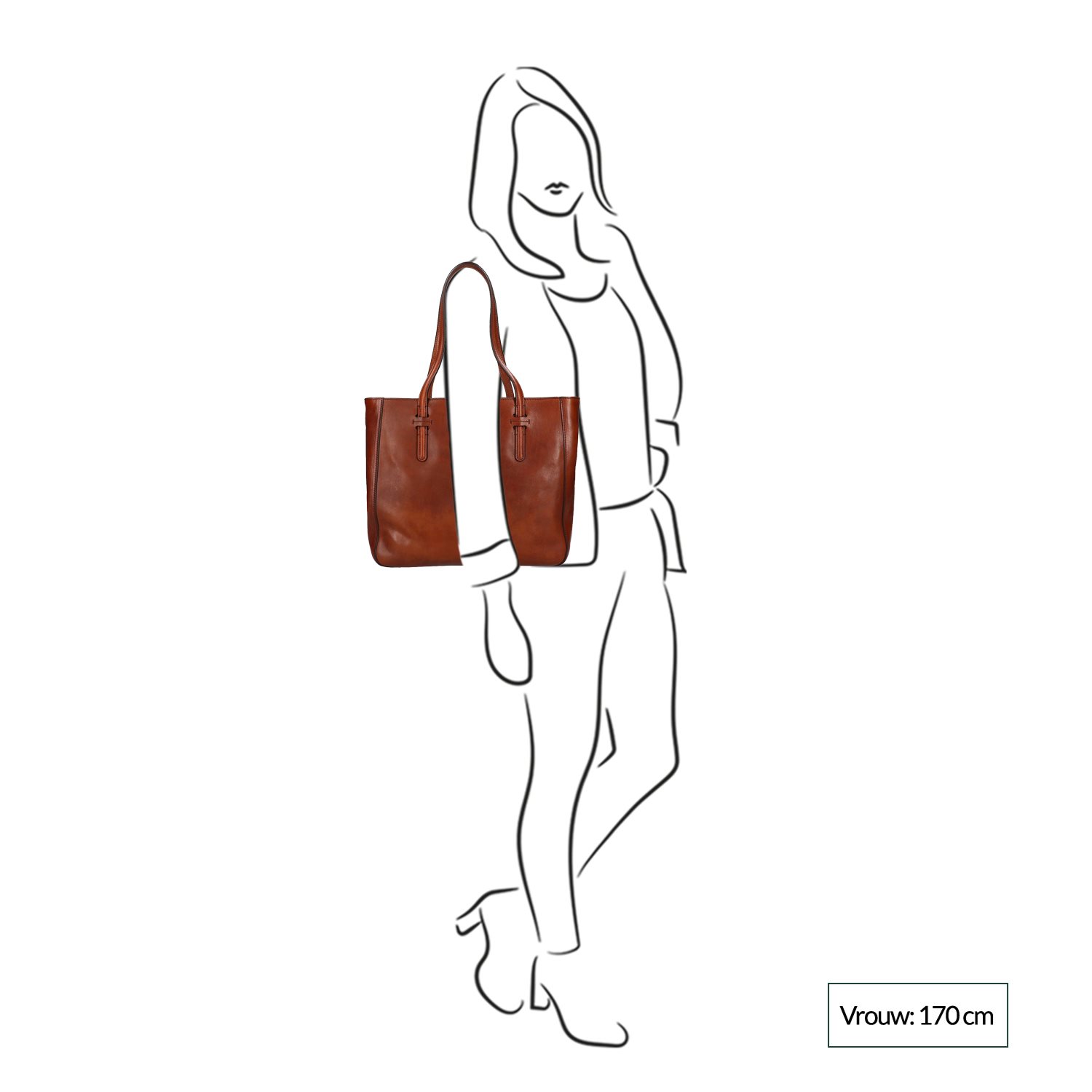 The Bridge Pathos Shoppingbag brown