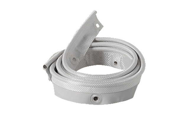 Hindermann Textilkeder Multifunktional in silber 2 Meter