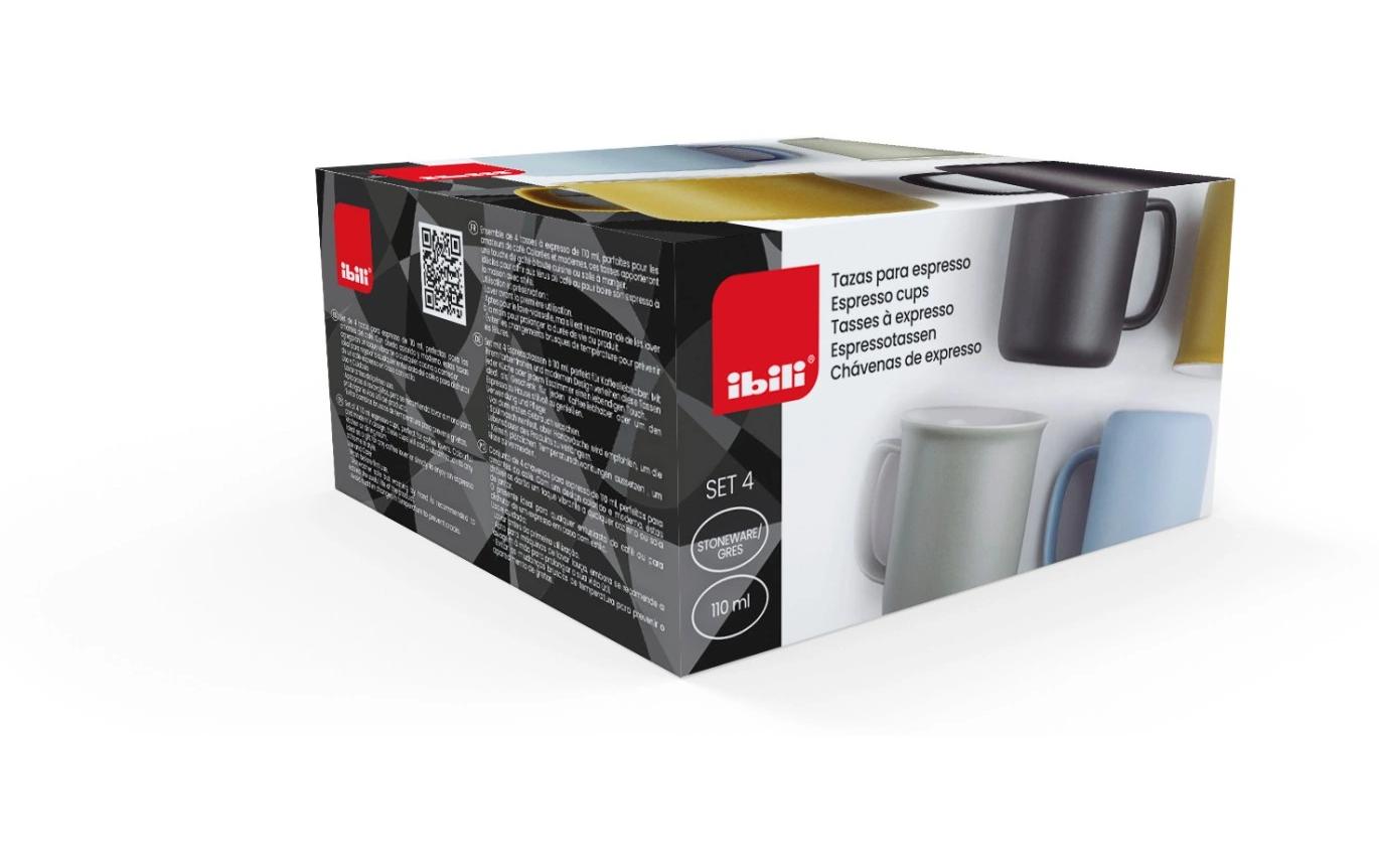 Espressotasse Set 110 ml, 4 Stück, BuntPerfekt für den morgendlichen Espresso-Genuss