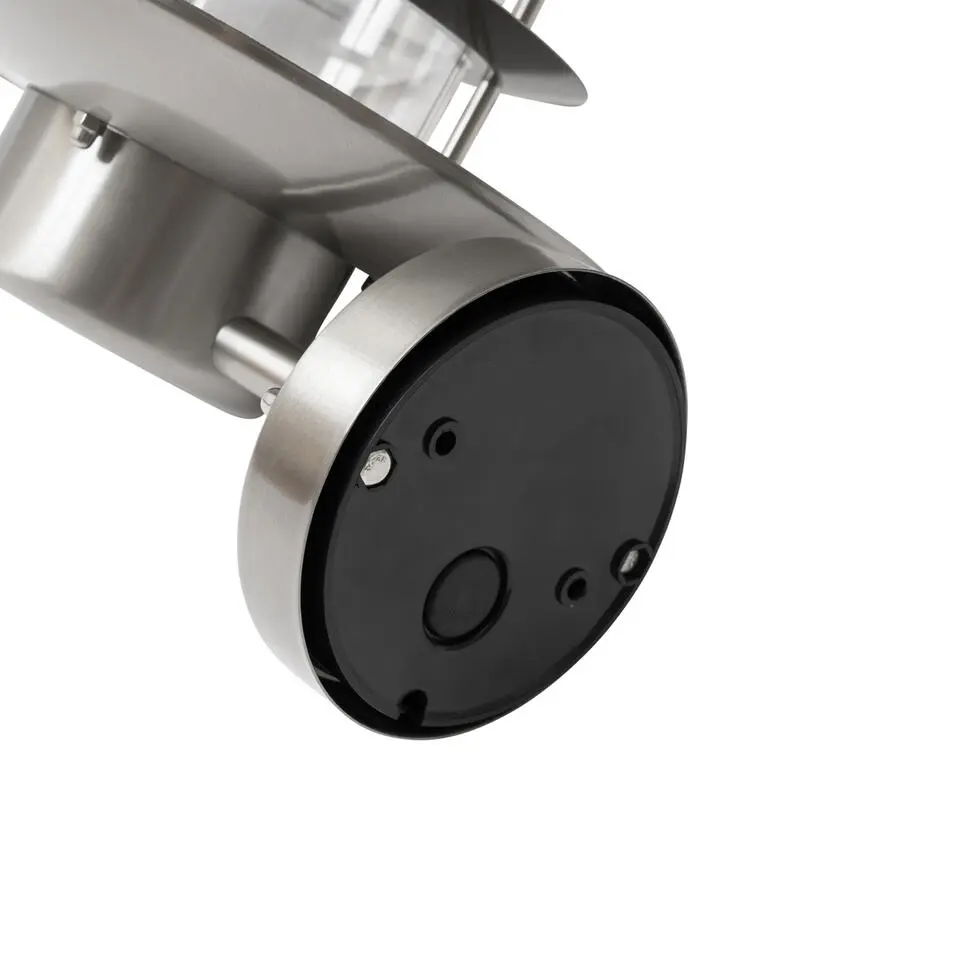 Qazqa wandlampen buiten shell zilverkleurig e27