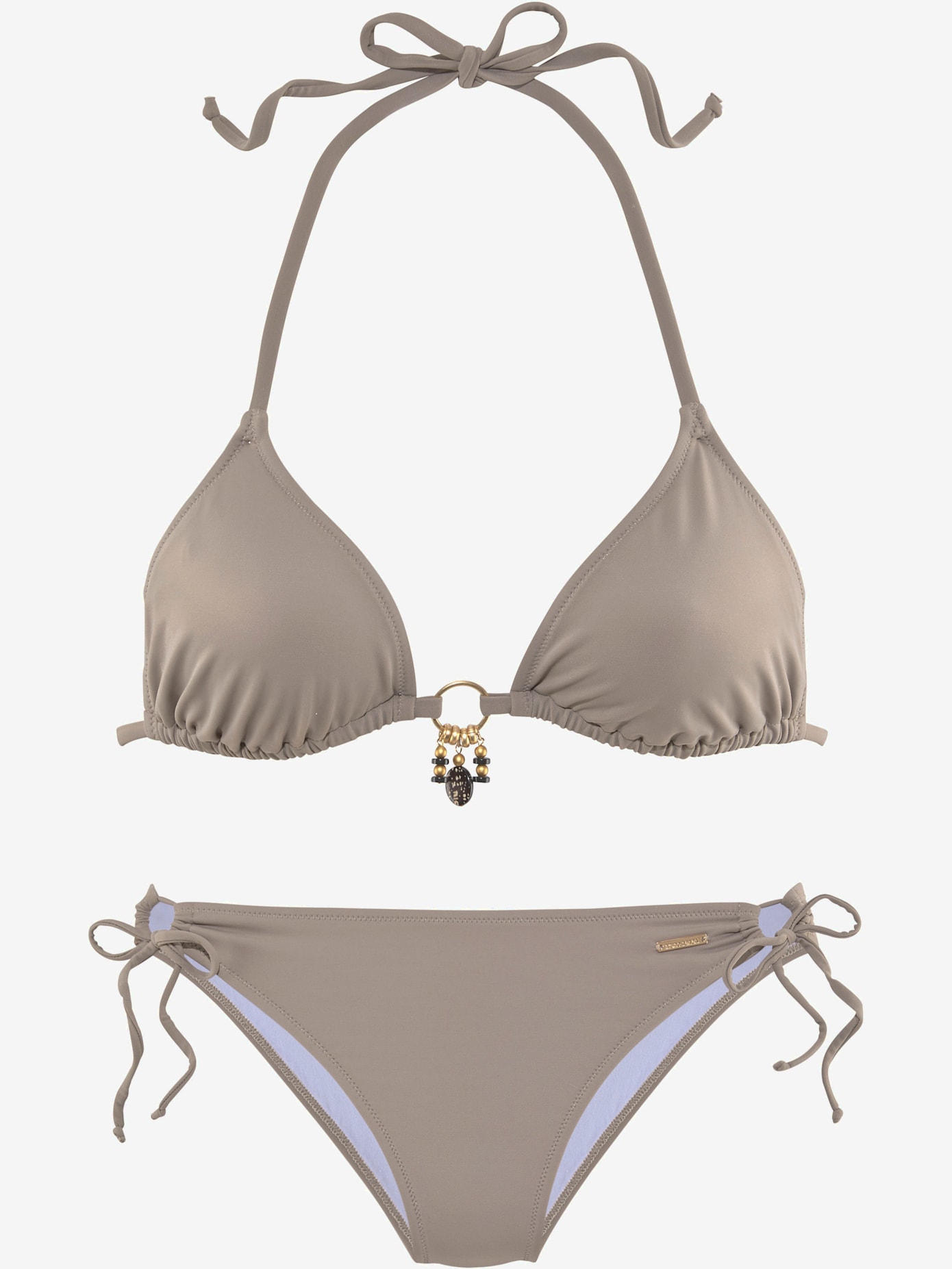 Bikini triangle couleurs unies classiques