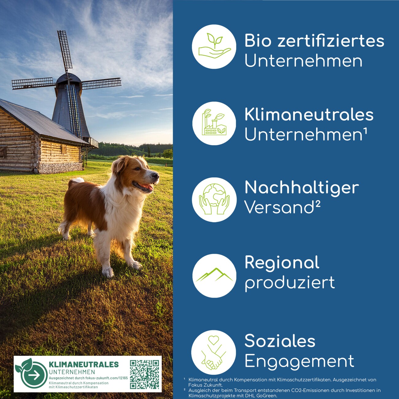 Wolfsbacher Natur Z-Schild Leckerli 4x