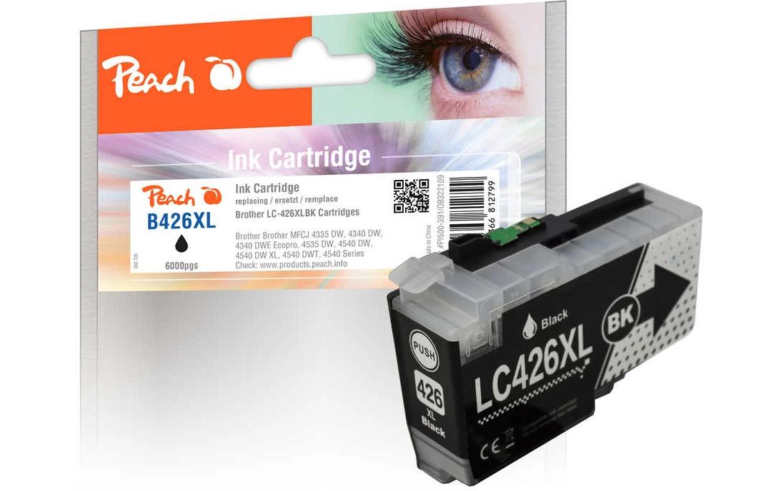 Tinte Brother LC-426XLBK BlackDruckerpatrone, Schwarz