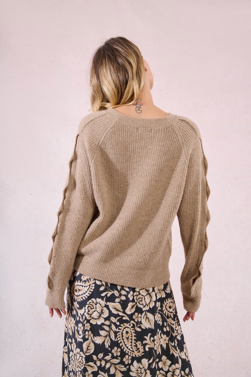MOLLY BRACKEN<br>Suéter com mangas abotoadas