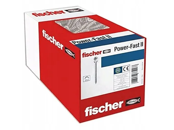 Fischer 670006 Power-Fast II Spånplade-skrue 3 mm 20 mm T-profil Stål Galvaniseret 200 stk