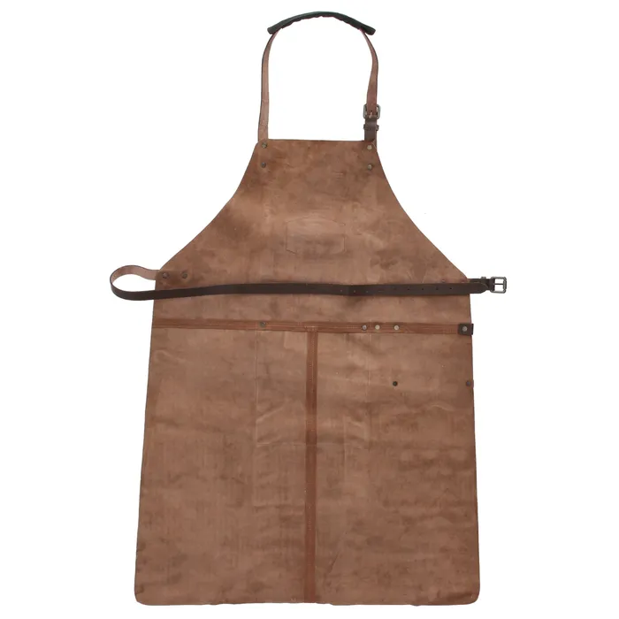 Hide & Stitches Barbecue / Grill Schort Cognac