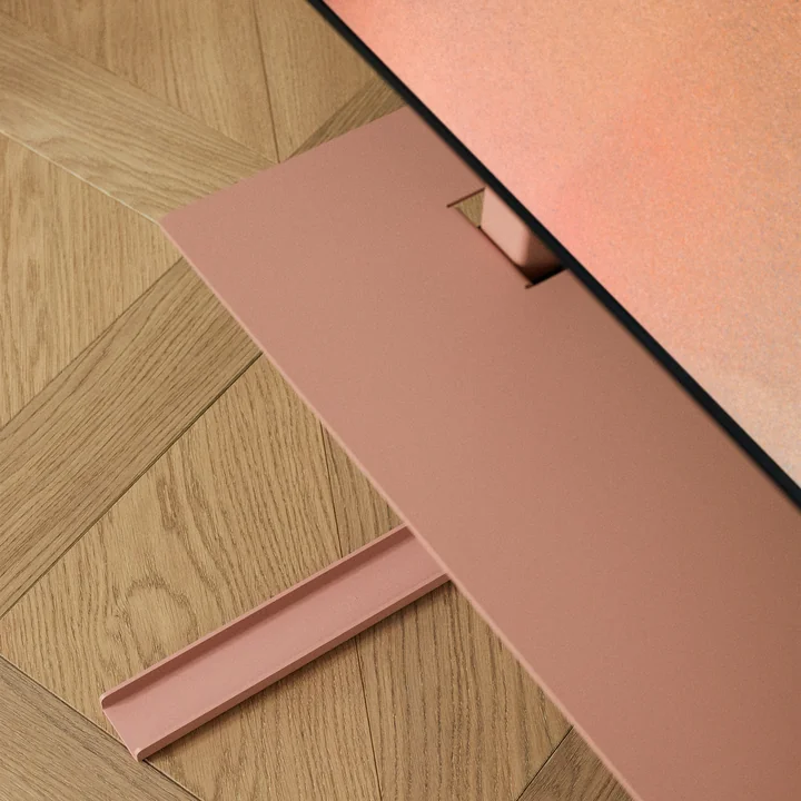 Pedestal - Plate Shelf, bubble gum