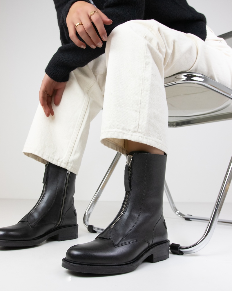 Shabbies Amsterdam Dean Rits- & gesloten boots  - zwart