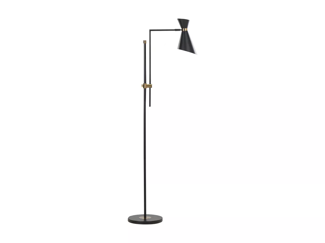 Lampadaire MELAWI Métal Noir