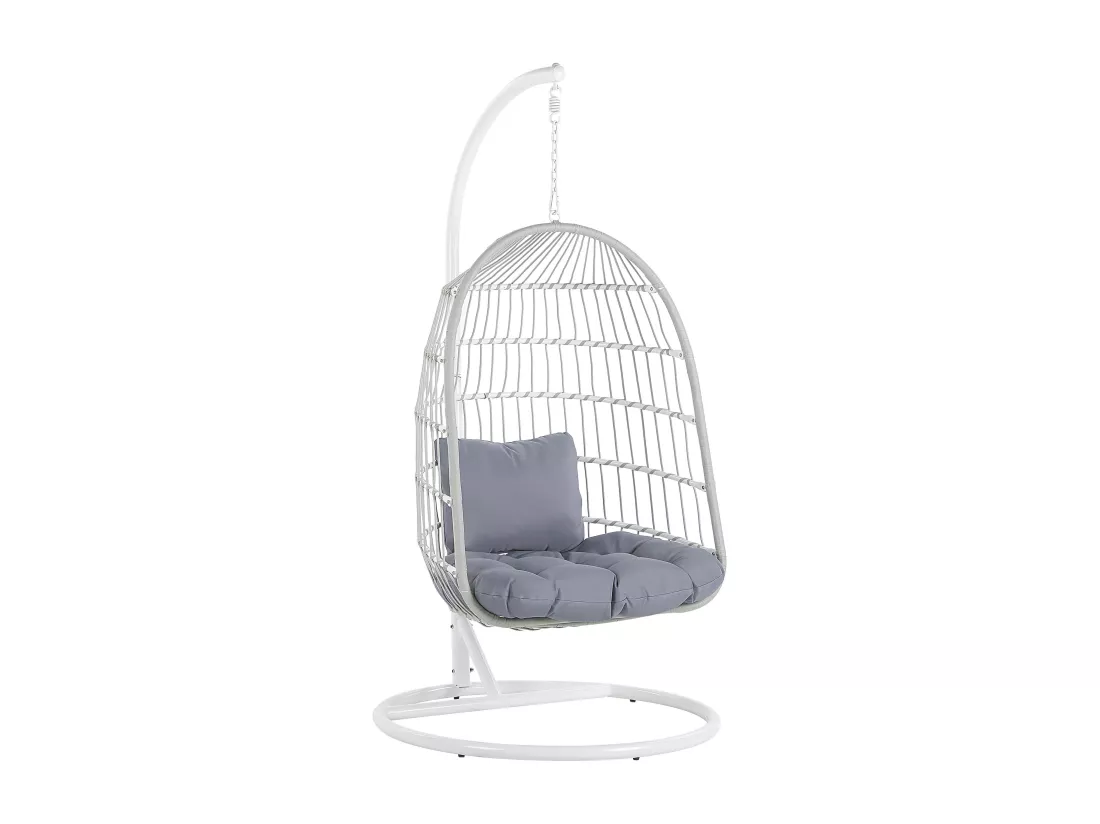 Fauteuil suspendu avec support ALLERA Métal Blanc