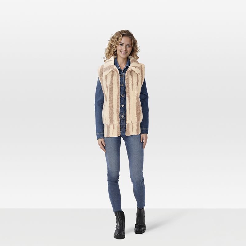 Veleste Jacky - Gilet - Zand - 36
