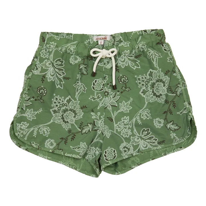 Sunchild Short de Bain Bahia Fleur | Vert kaki