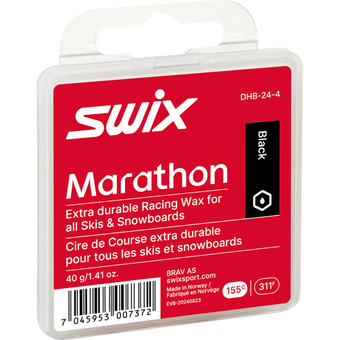 Swix Marathon Black, 40g Gleitwachs