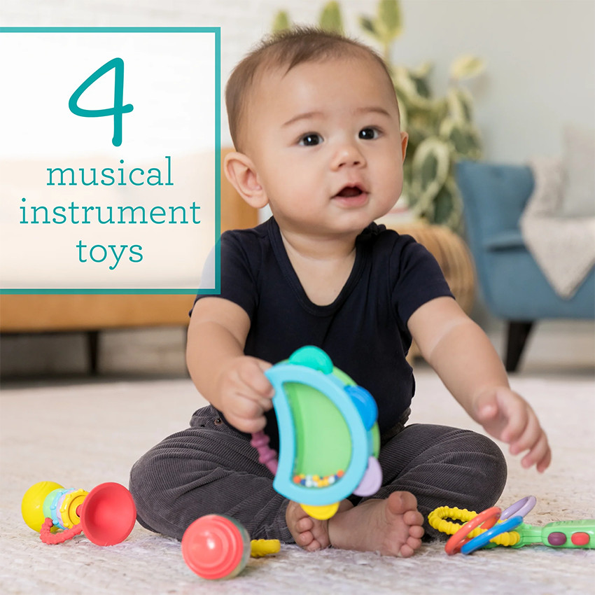 Coffret de dentition 4 pièces Les instruments de musique