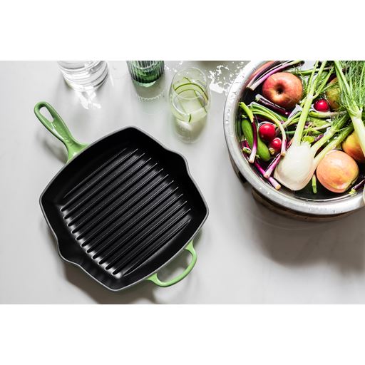Le Creuset Kvadratisk Grillpande, Bamboo Green, 26x26 cm