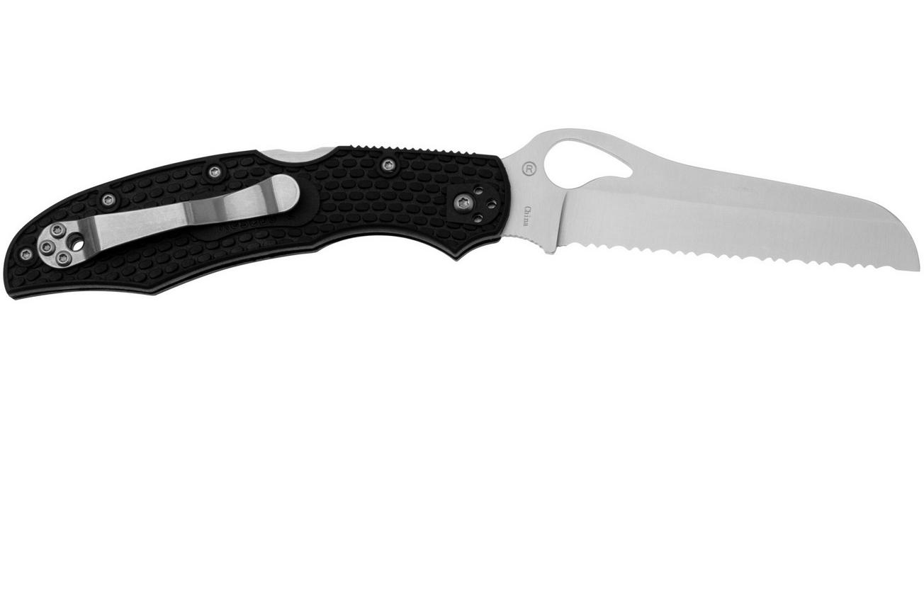 Spyderco Byrd Cara Cara 2 Rescue BY17SBK2 Black FRN, serrated zakmes