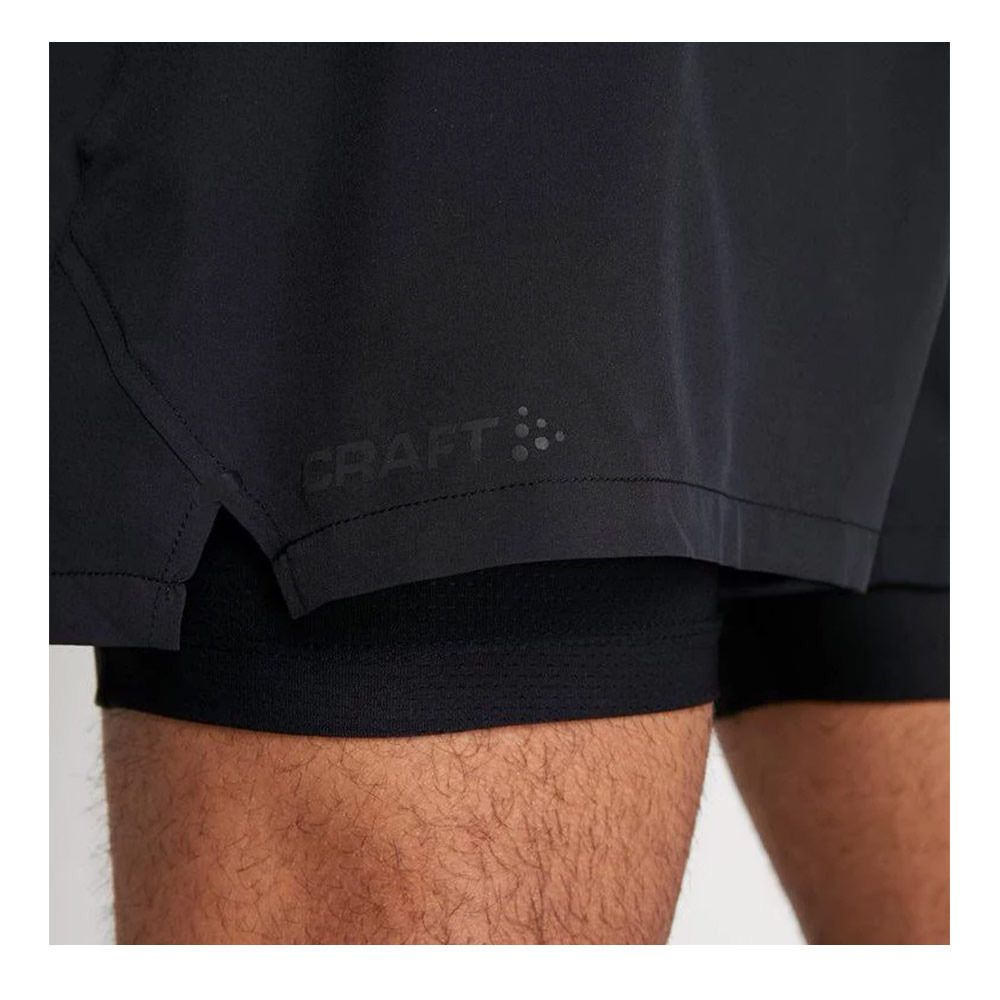 Craft ADV ESSENCE - Short 2 en 1 Homme black