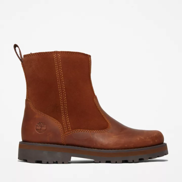 Bottine chaude Courma Kid junior en marron