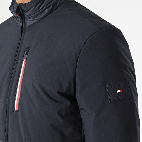 Veste Zippée Mix Media 2486 Bleu Marine