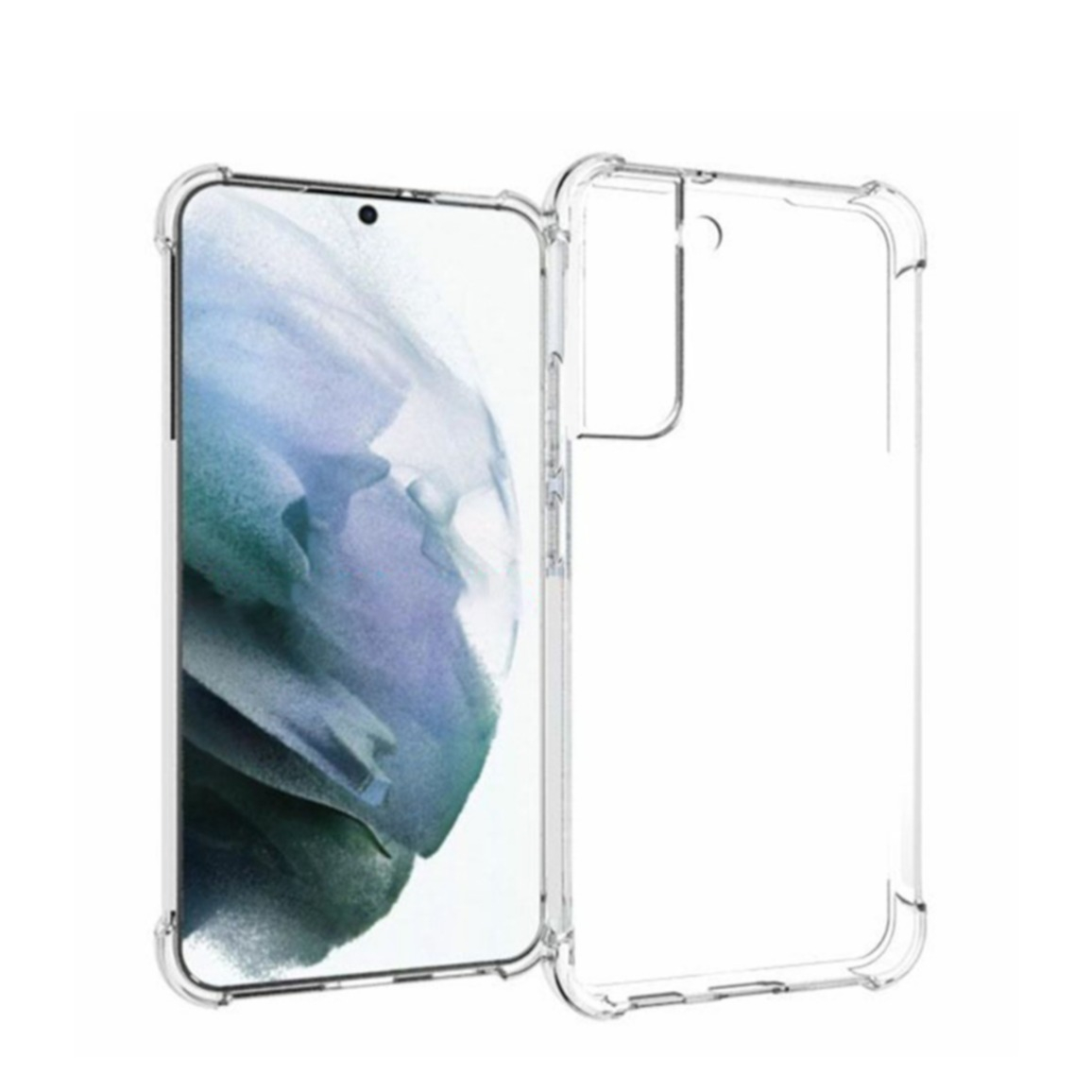 Samsung Galaxy S22 5G Gummi Hülle Air Cushion Fallschutz - Transparent