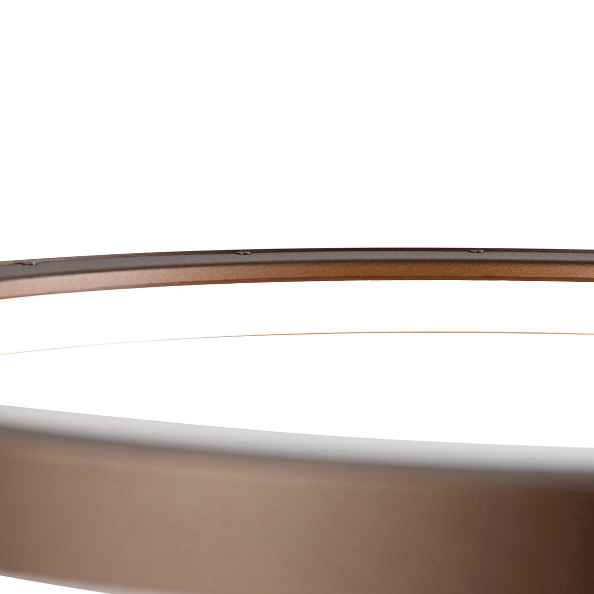 Design hanglamp brons incl. LED dimbaar easylift - Hoop