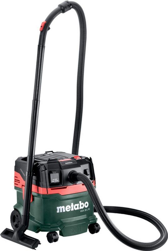 Metabo - Alleszuiger ASA 20 L PC - Bouwstofzuiger - Stofklasse L - Handmatige Filterreiniging