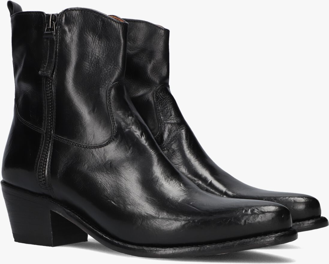 CORDWAINER zwarte cordwainer enkellaarsjes 40027