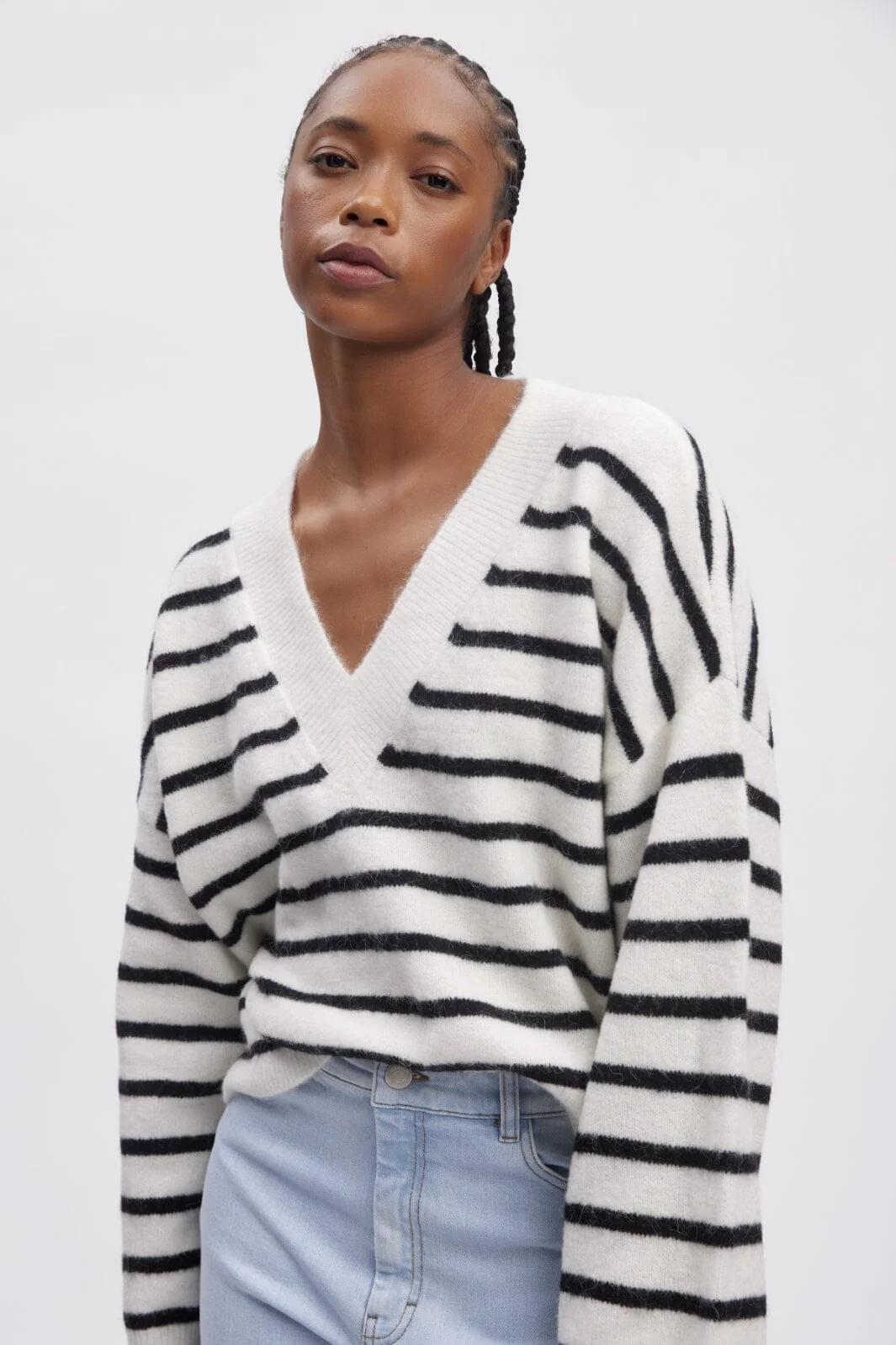 Gestuz Alphagz V-Neck Striped