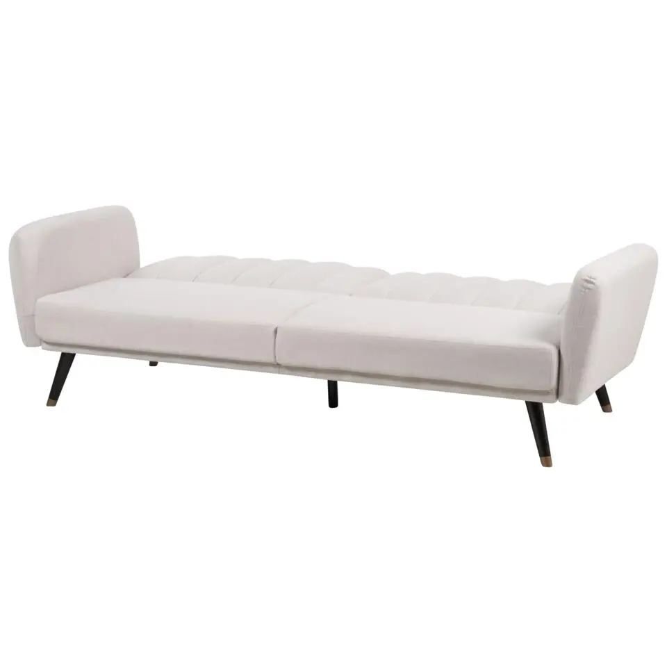 VIMMERBY - Slaapbank - Beige - Polyester