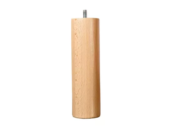 BELLECOUR LITERIE | Pied de lit cylindrique en bois Hauteur 20 cm (vendu à l'unité)