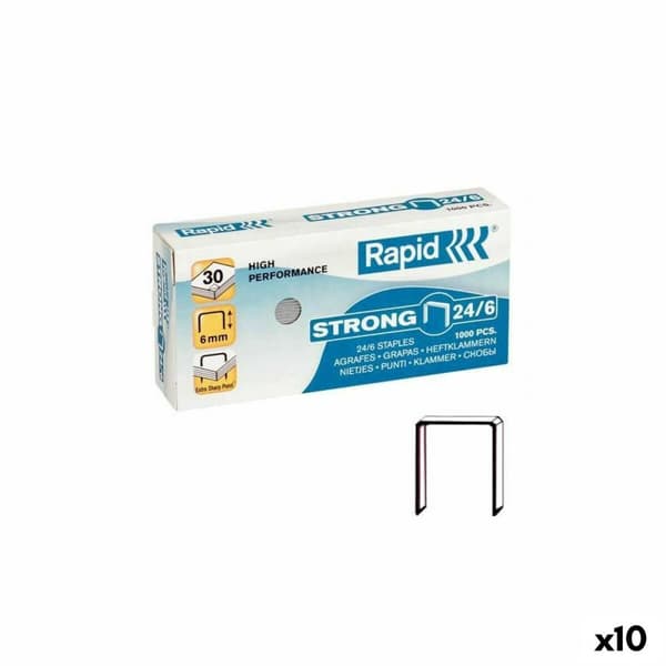 Stiftemaskiner Rapid 24/6 6 mm (10 enheter)