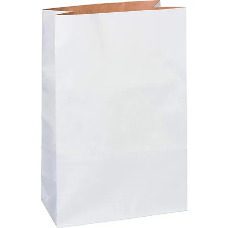 Heyda Papier Dekobeutel weiß/nattur S, 2 Stück