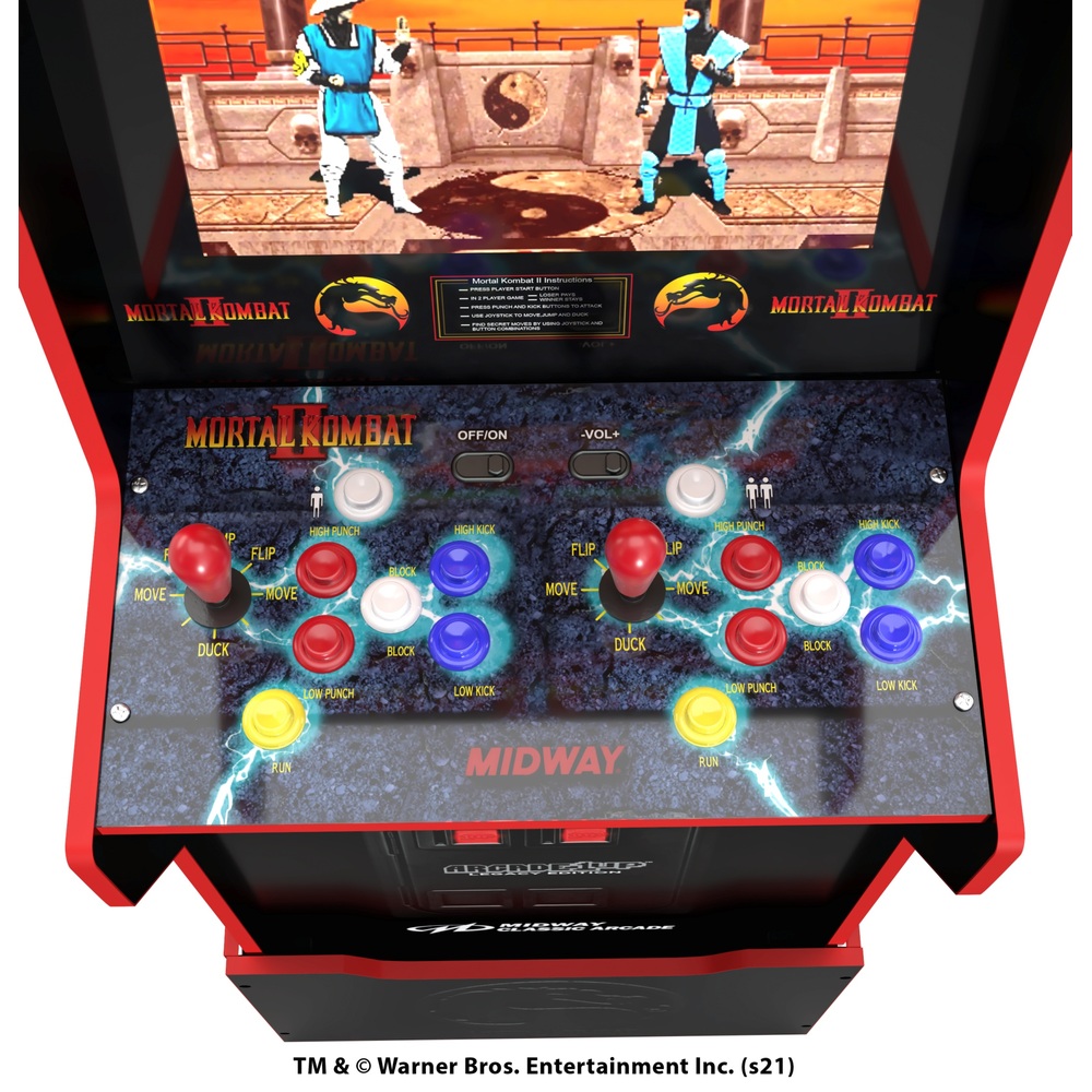 Arcade1Up Mortal Kombat Midway Legacy Edition Spielautomaten mit 12 Spielen