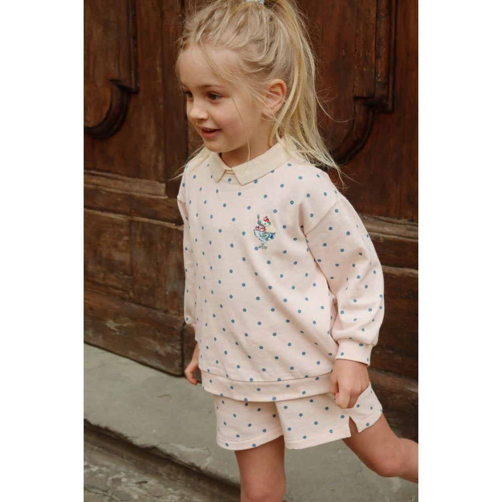Køb Konges Sløjd Rosewater Dot Spotty Sweat Shorts Gots