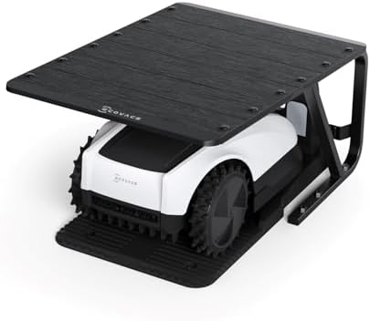 ECOVACS Goat O800 RTK Mähroboter Set – inkl. Mähroboter Garage für O800 RTK, ohne Begrenzungskabel, geeignet für 800m², LiDAR-gestützte RTK+Vision Navigation, Auto-Kartierung, präzises Kantenmähen