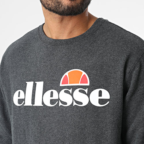 Sweat Crewneck Succiso Gris Anthracite Chiné
