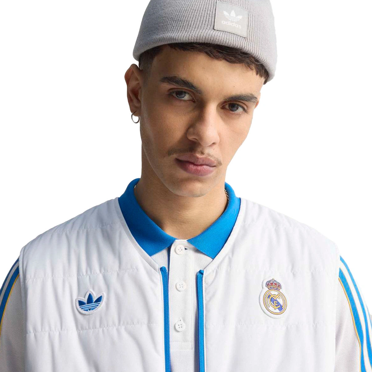 Colete adidas Real Madrid Fanswear 2025-2026 reversível