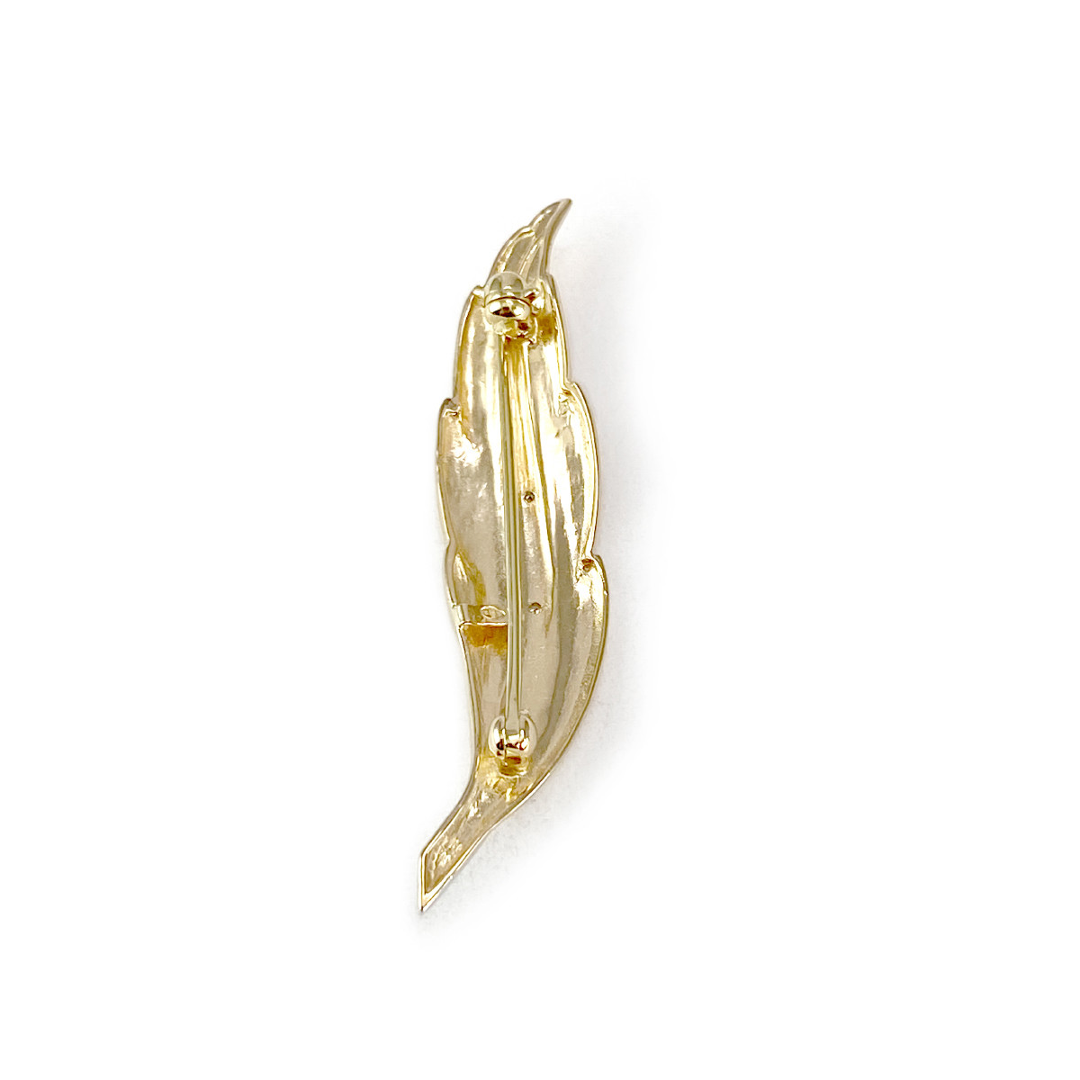 Broche d'occasion or 750 jaune et rhodié diamants