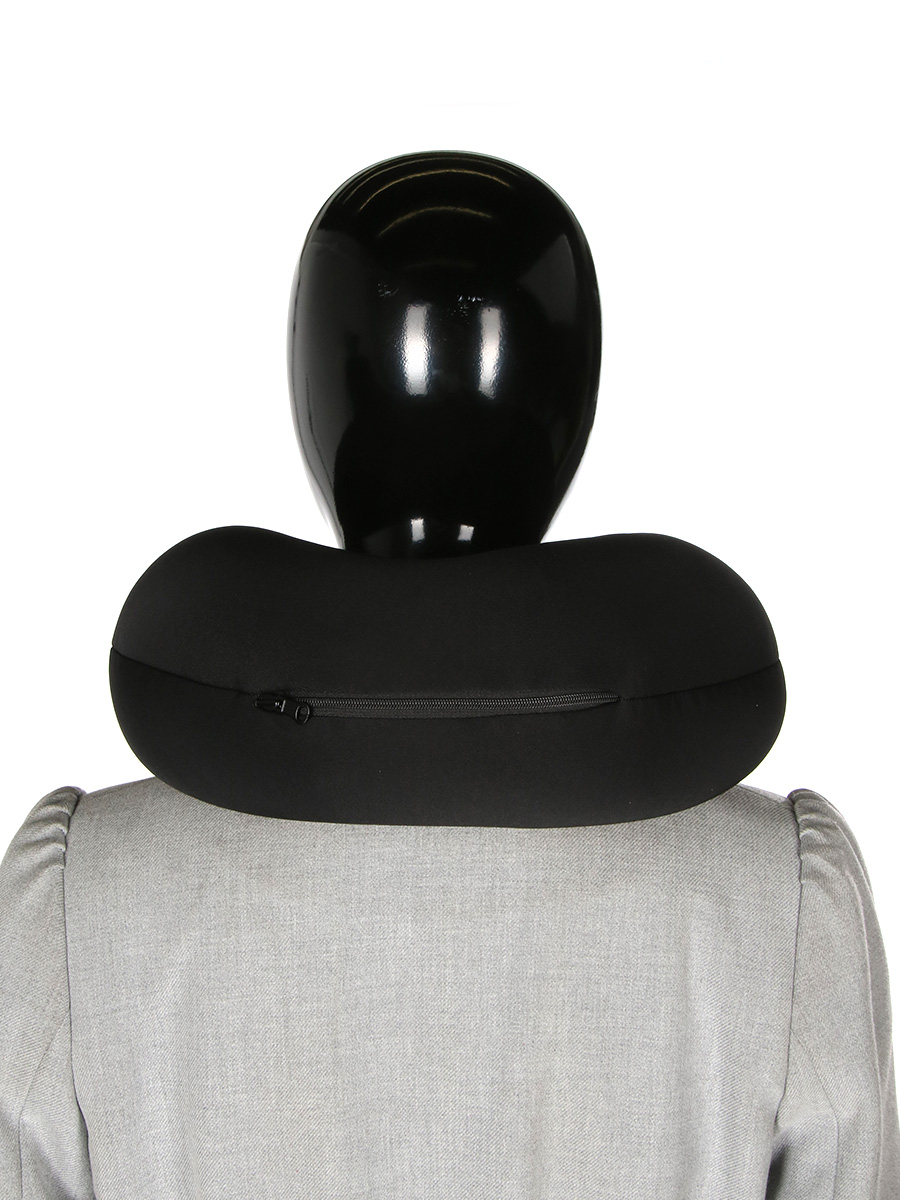 Coussin de voyage Kikkerland Zip & Flip Pingouin