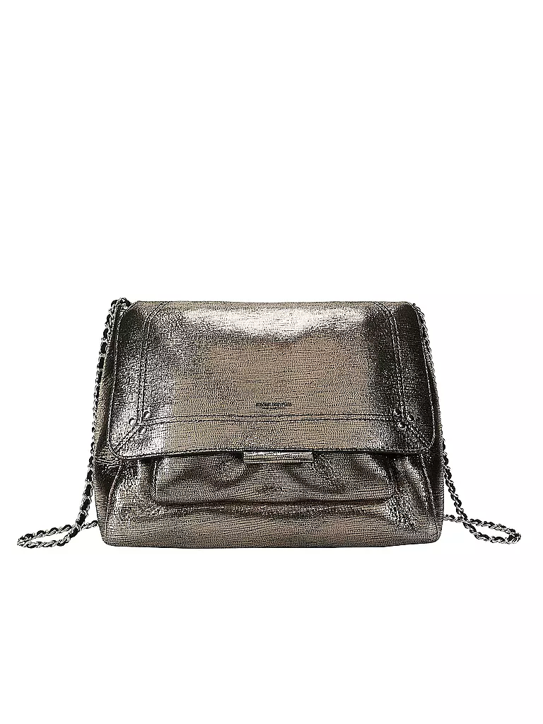 JEROME DREYFUSS Ledertasche - Umhängetasche LULU L silber