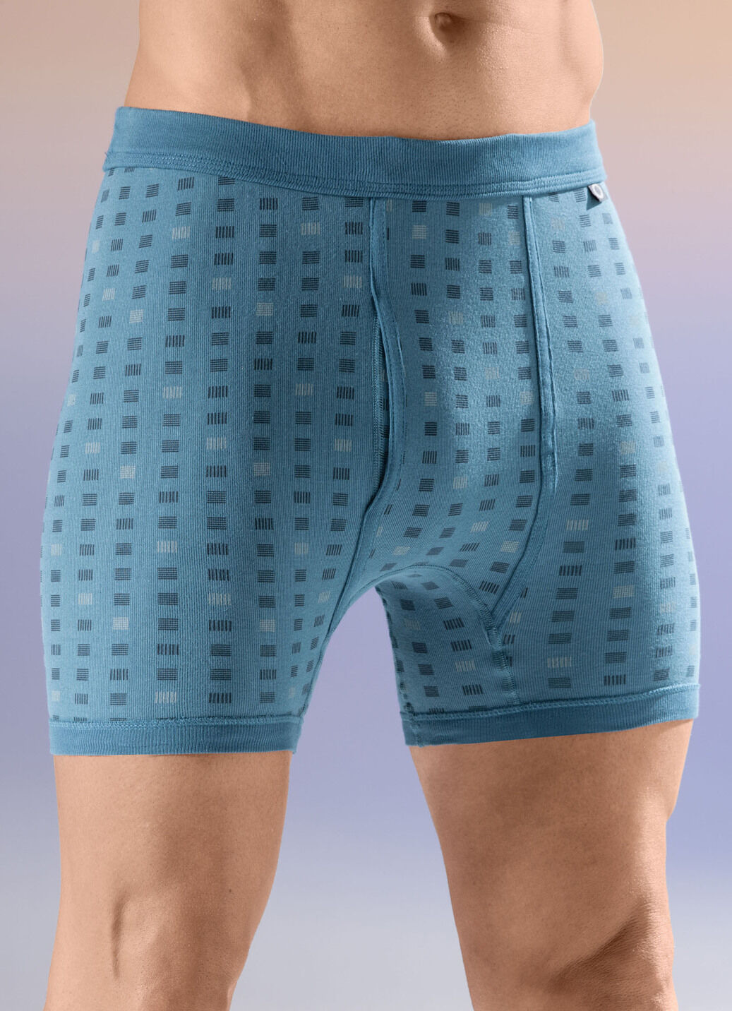 Dreierpack Unterhosen mit Alloverdessin